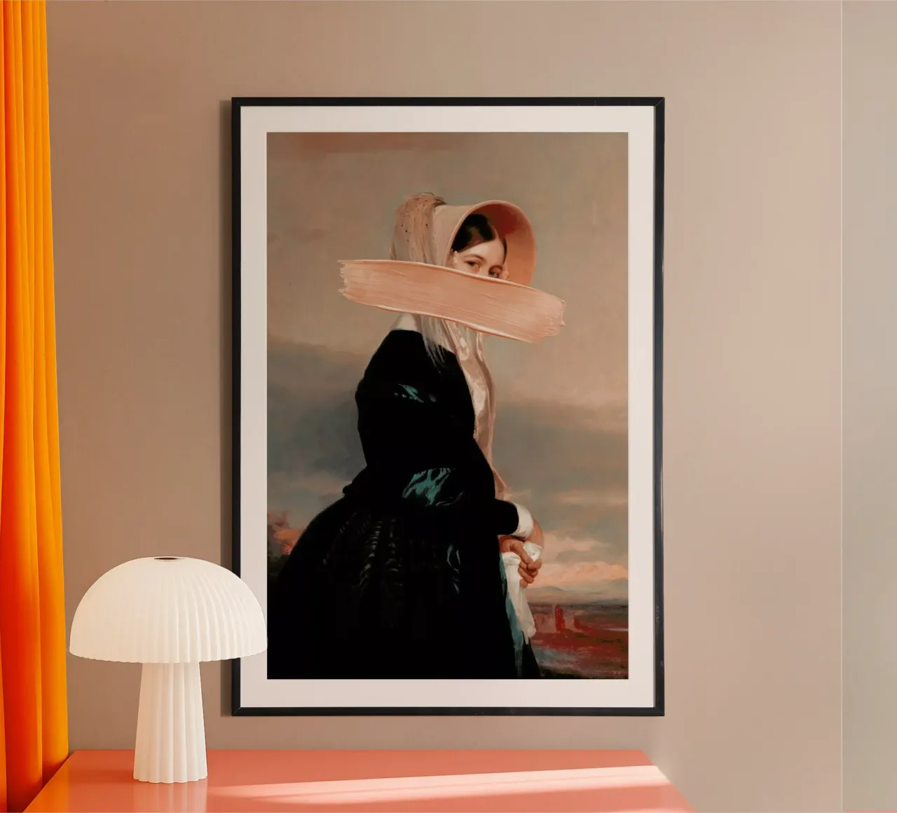 Vandalism II poster con telaio in legno da Jonas Loose