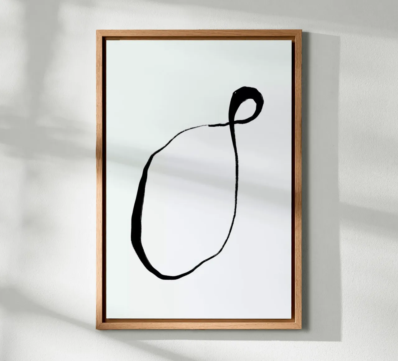 Twine tela con Cornice a cassetta da Graphite