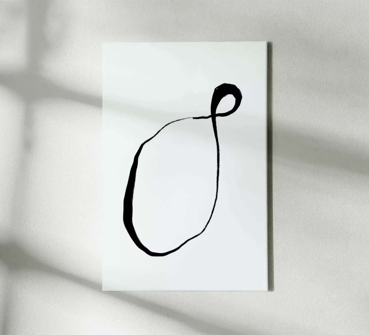 Twine tela con Cornice a cassetta da Graphite