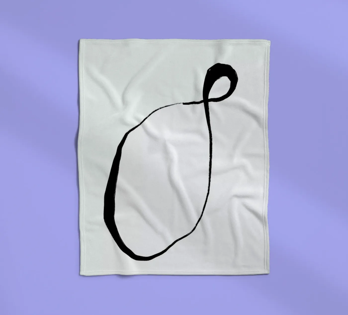 Twine fleecedeken van Graphite