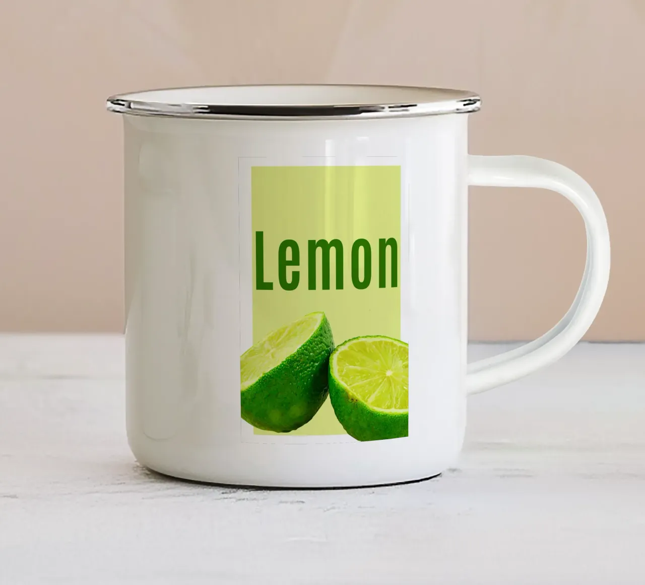 Lemon tazza in smalto da Dreamer10