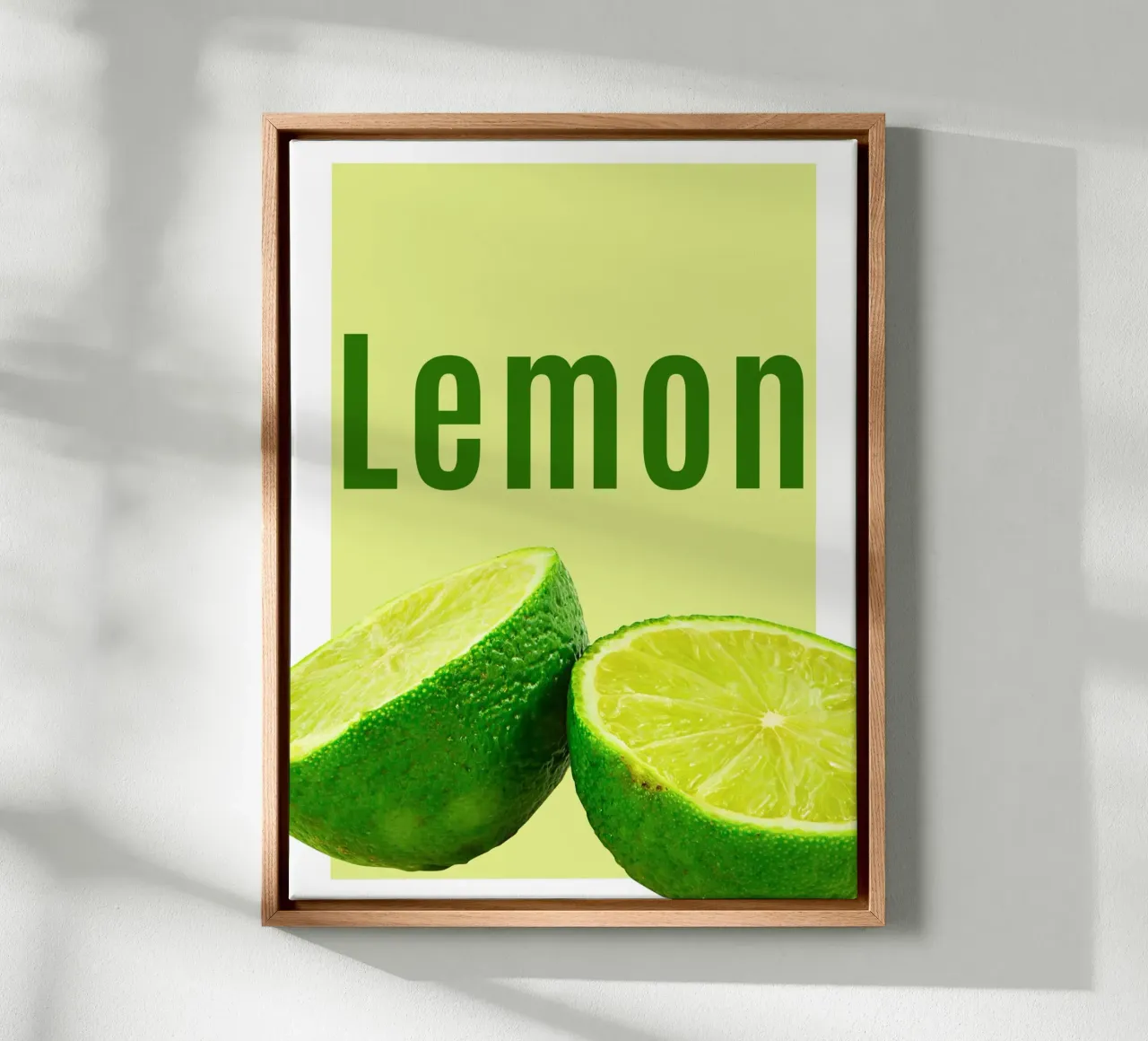 Lemon tela con Cornice a cassetta da Dreamer10