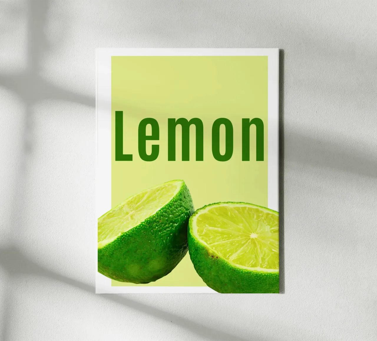Lemon tela con Cornice a cassetta da Dreamer10