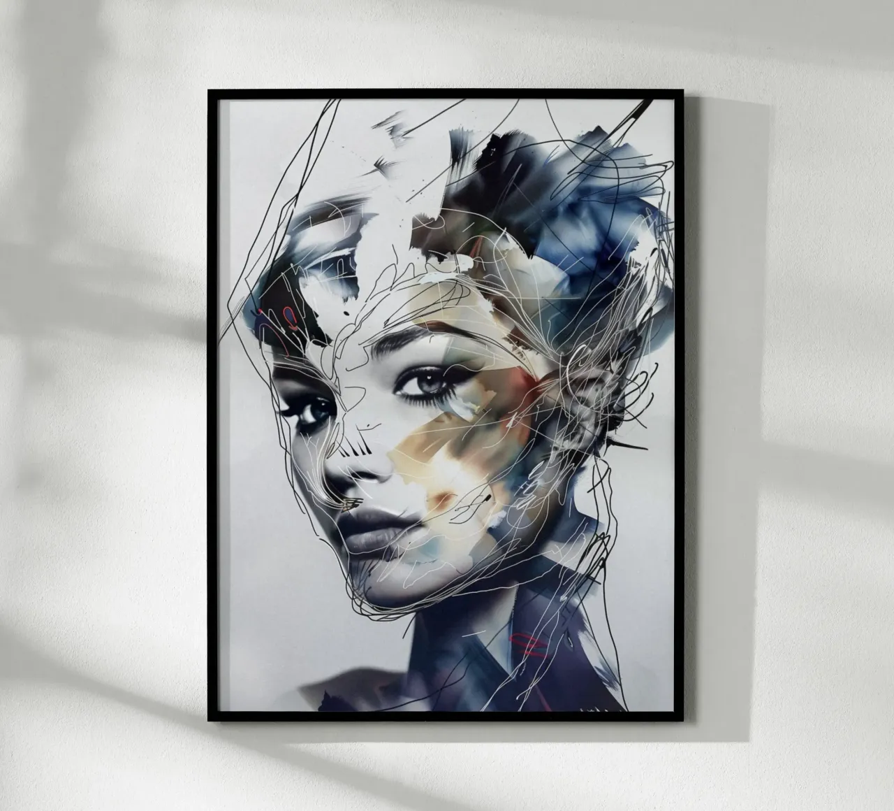 Creative facial features hahnemühle by Carinaprint
