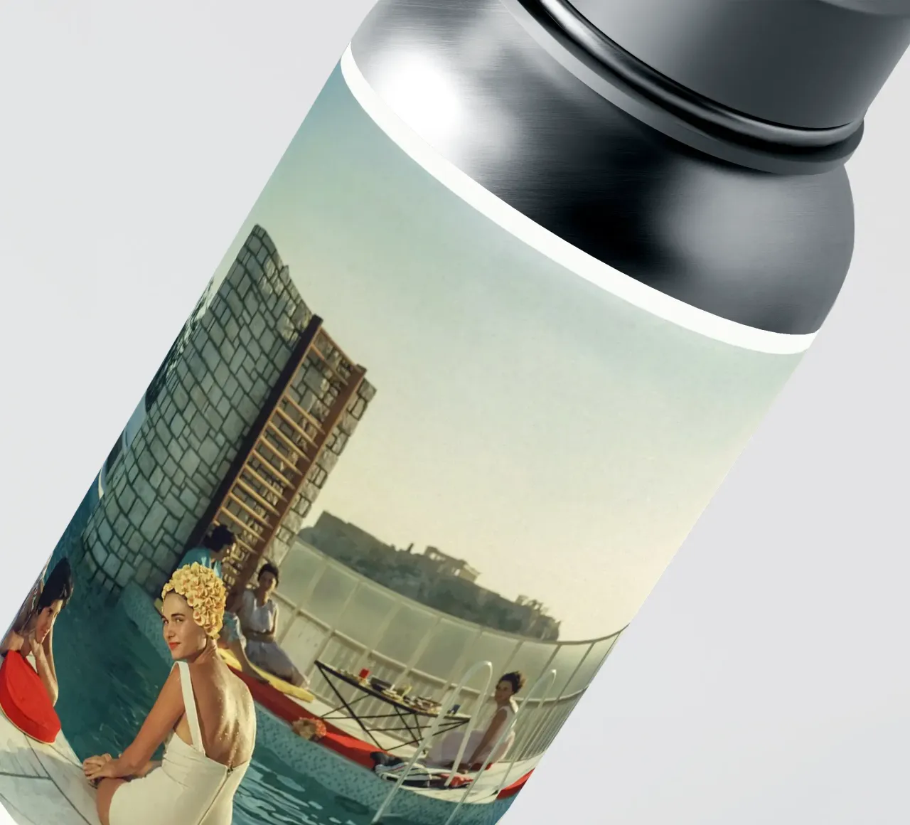 Slim Aarons Penthouse Pool sticker by Carinaprint