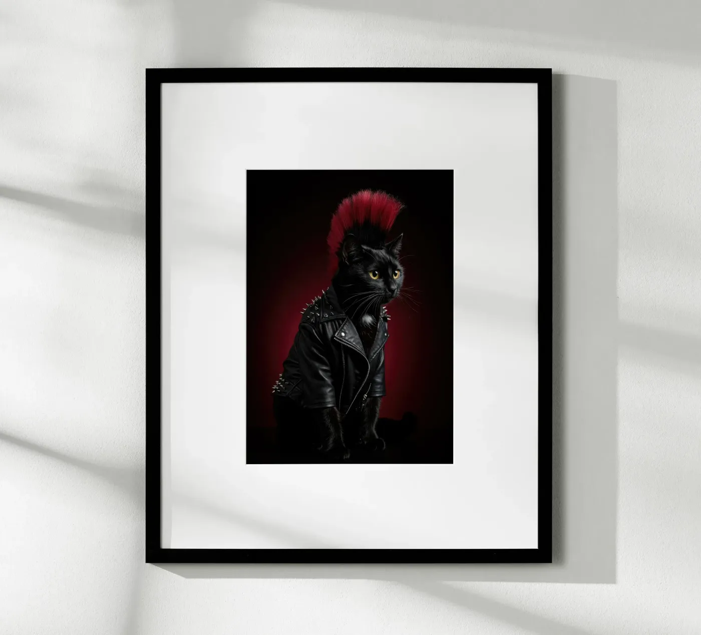Punk Cat poster by Pawtrait Studio