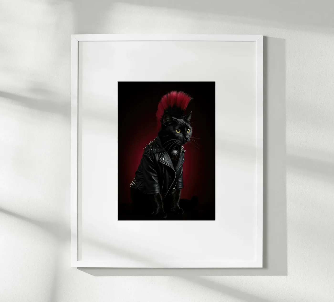 Punk Cat poster by Pawtrait Studio