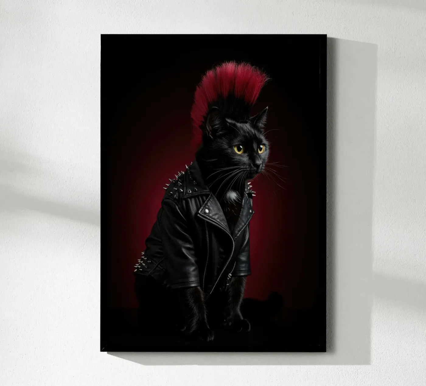 Punk Cat poster by Pawtrait Studio