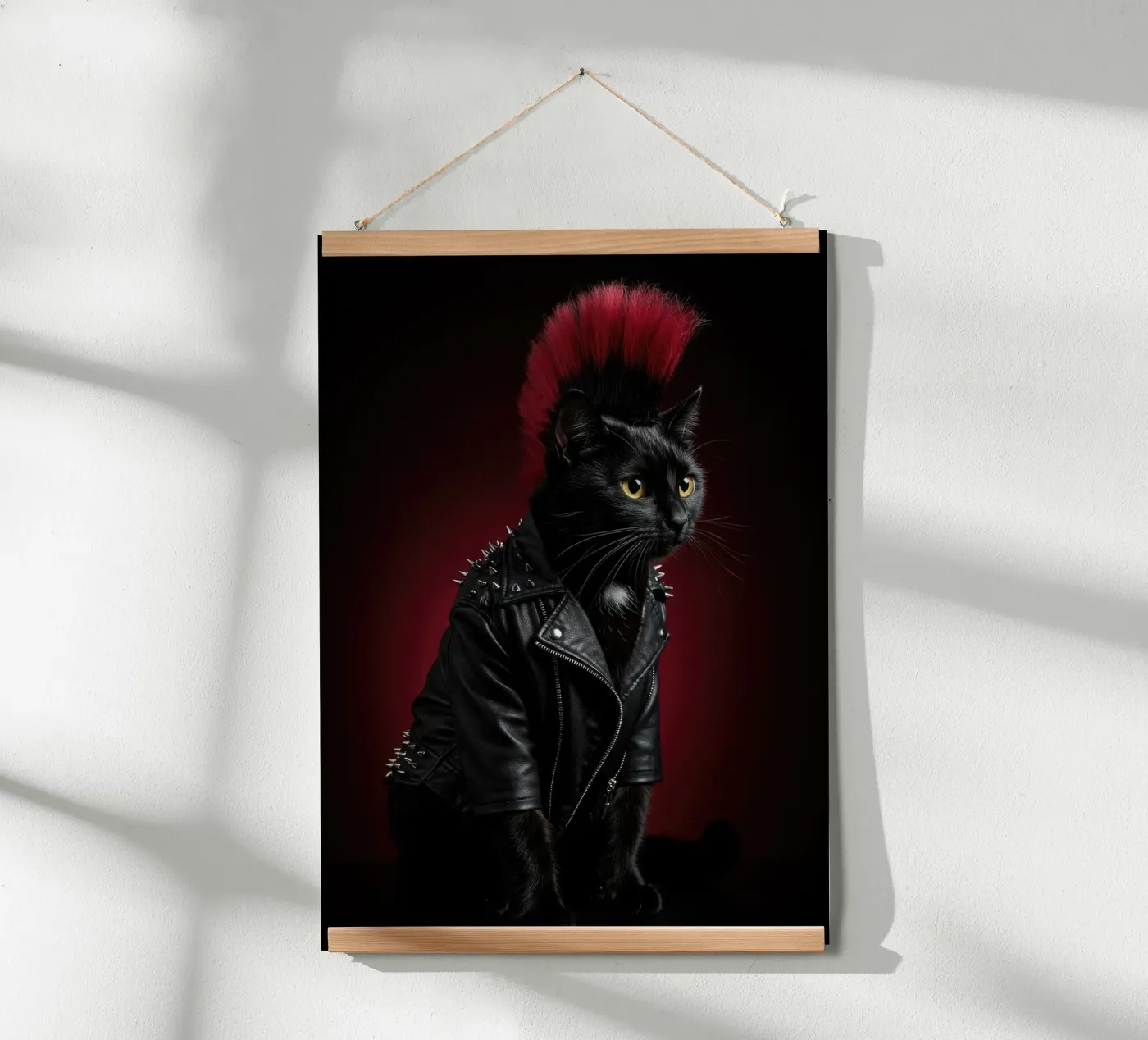 Punk Cat poster by Pawtrait Studio