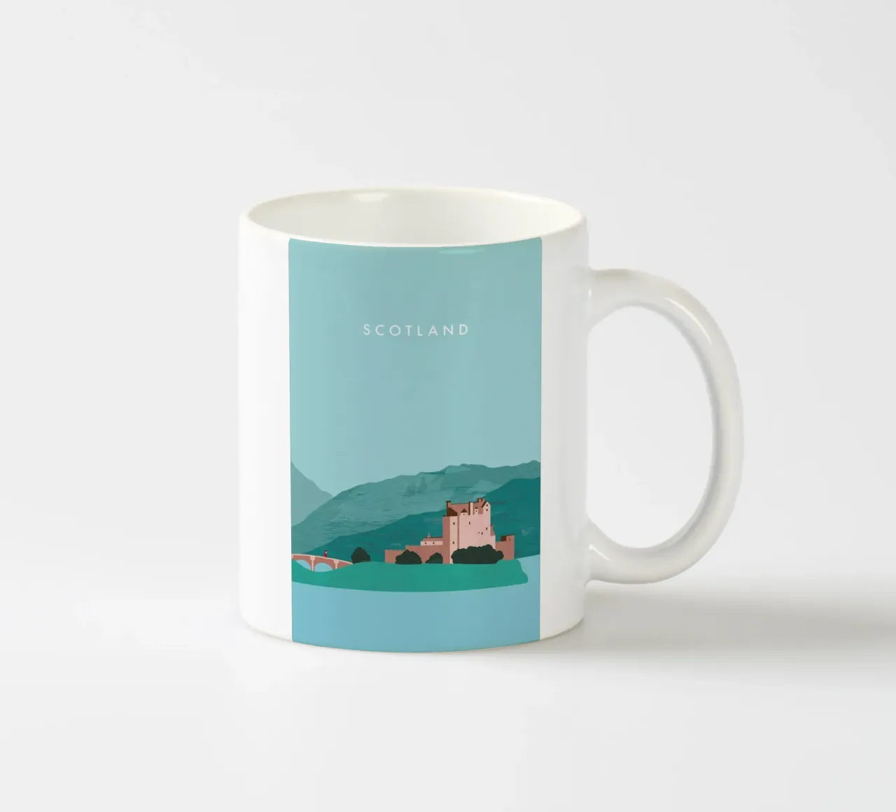 Scotland tazza in ceramica da Katinka Reinke