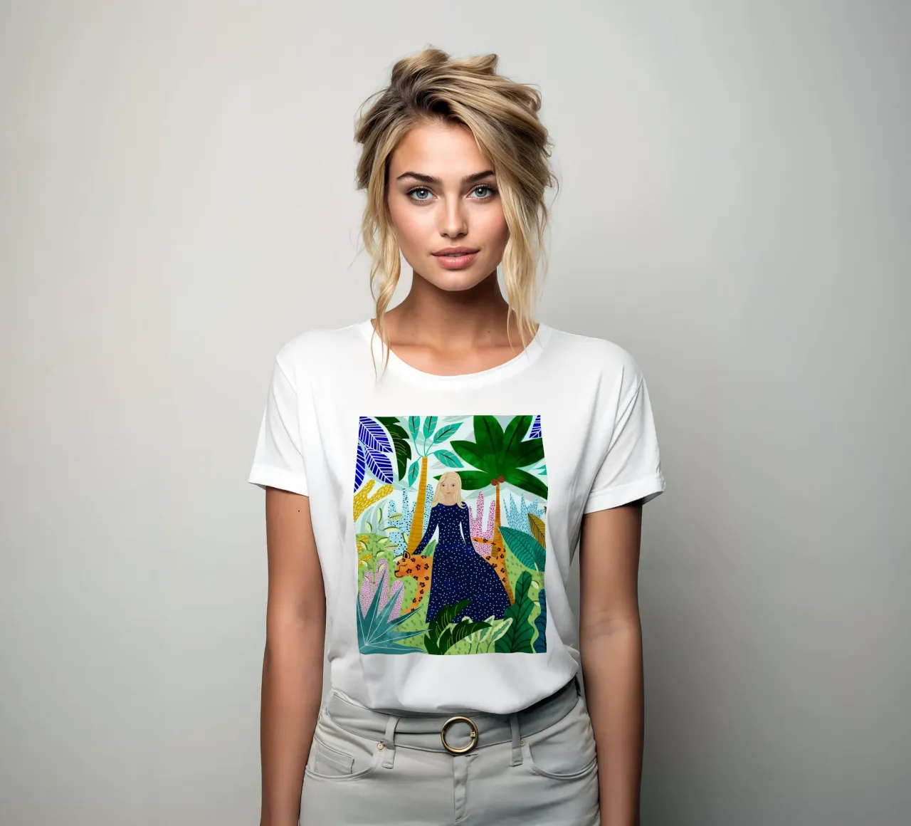 Safari women's fitted t-shirt by 83oranges