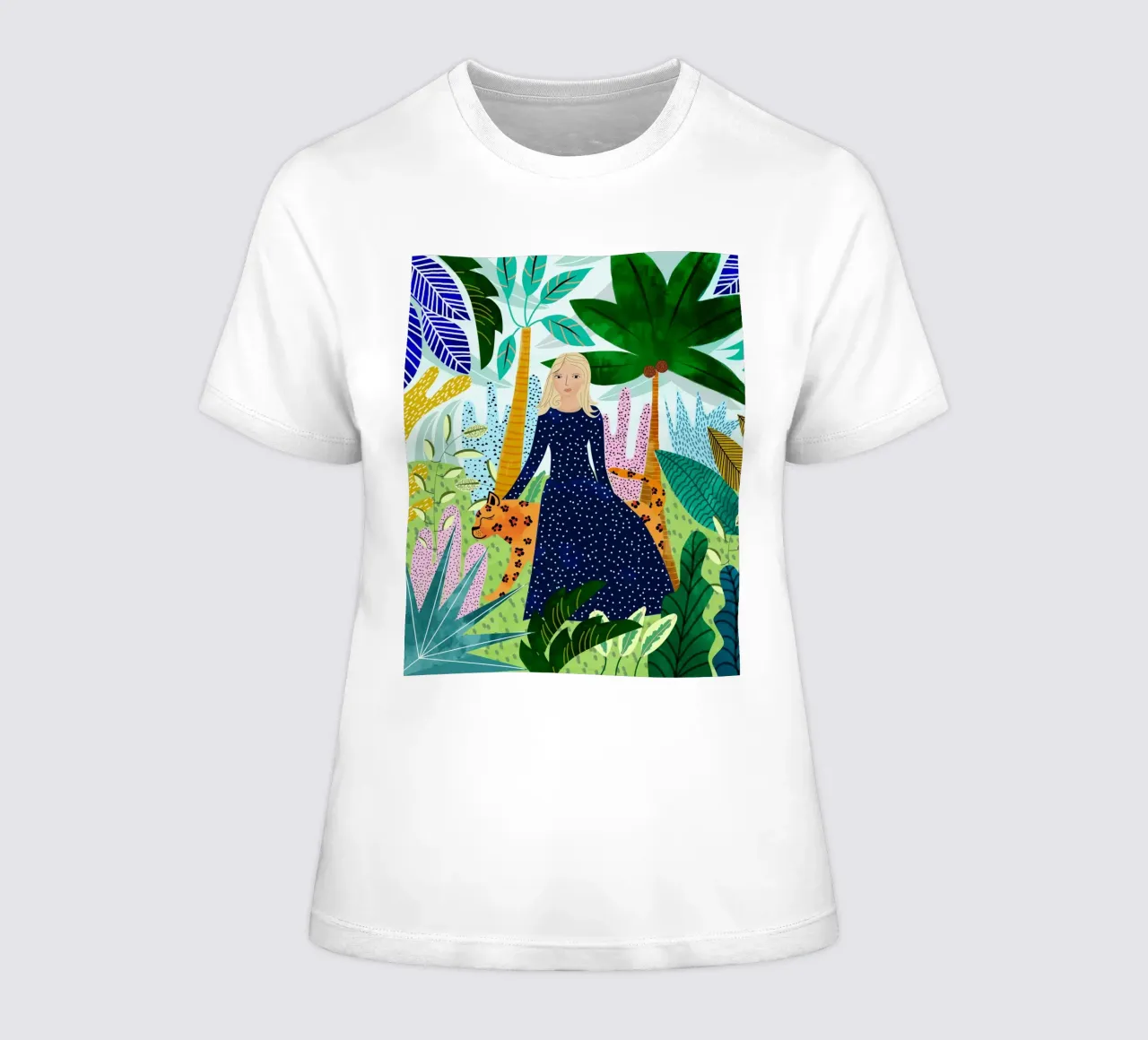 Safari women's fitted t-shirt by 83oranges