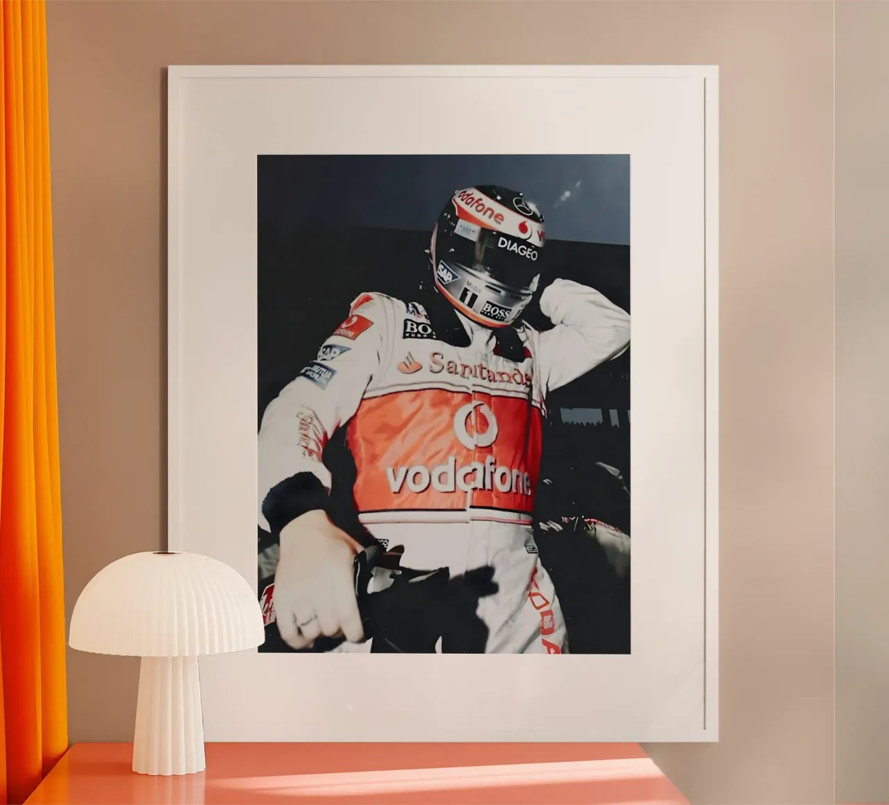 Fernando Alonso hahnemühle by Low poly art