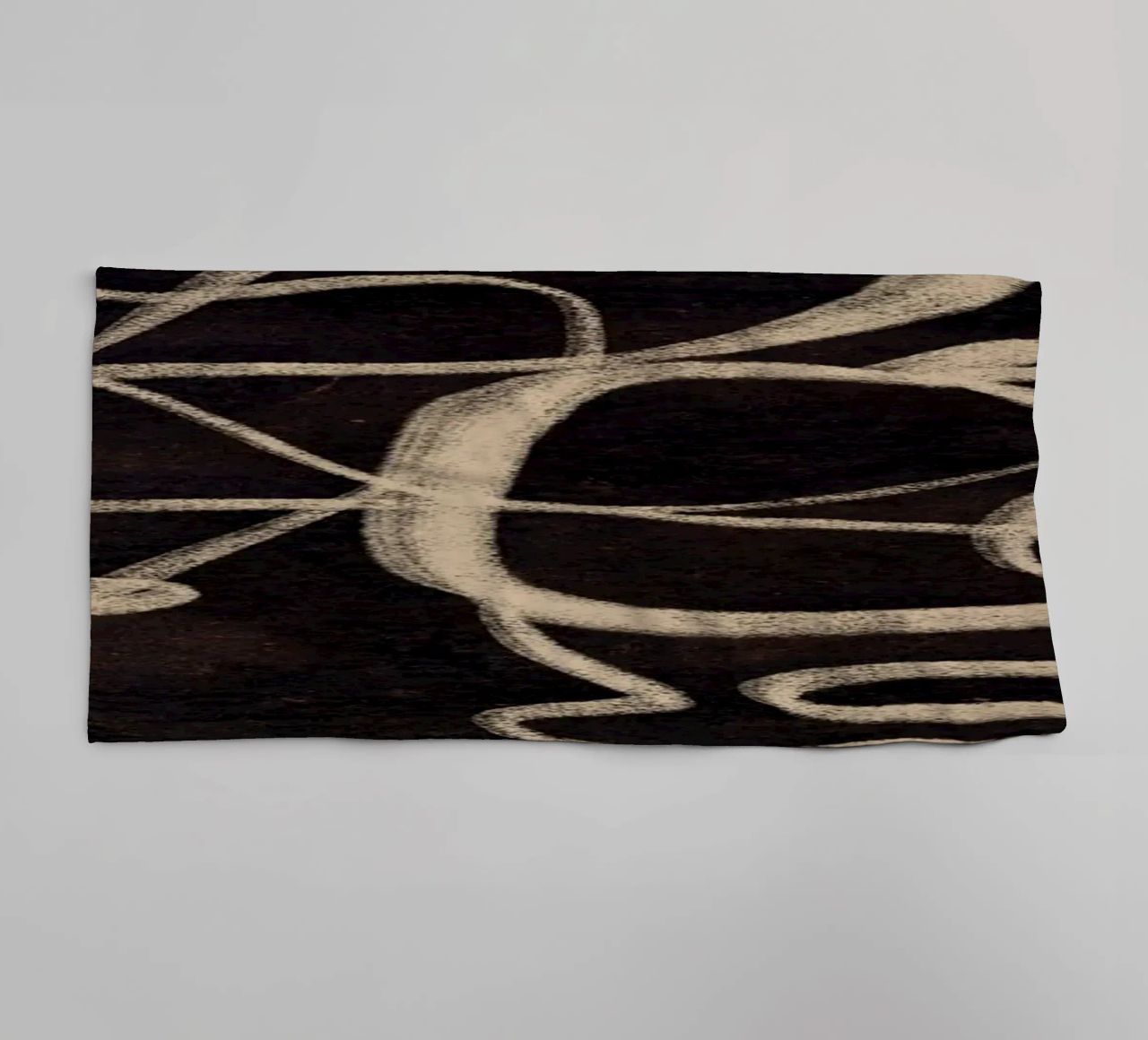 Abstract line art 208 towel by ThingDesign