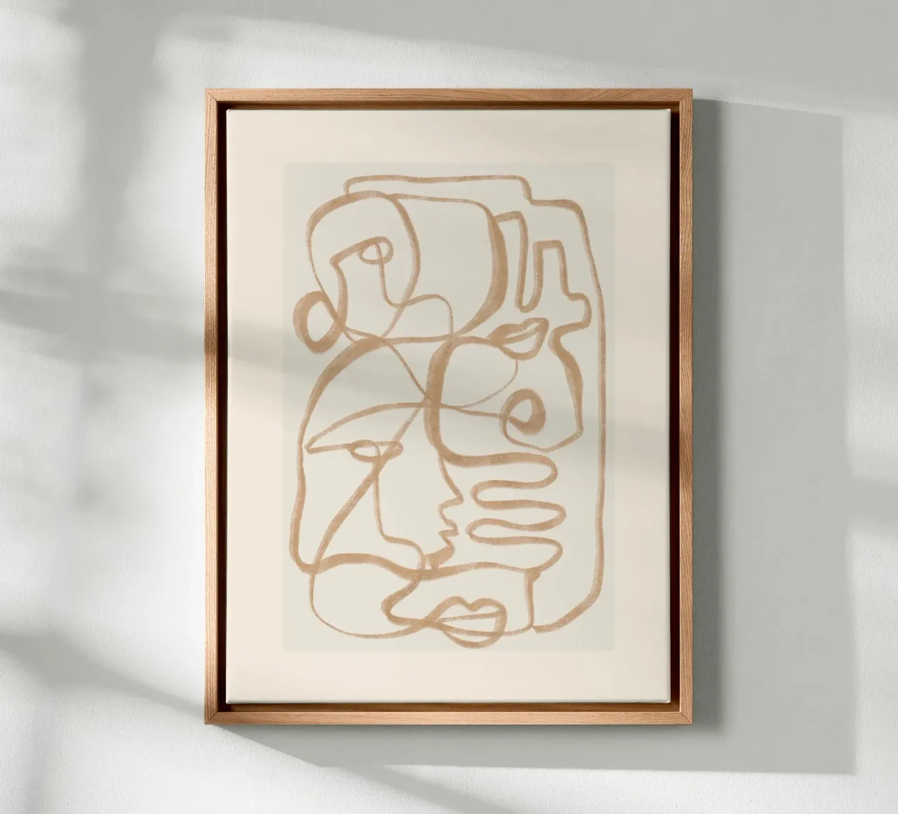 Linea astratta 207 tela con Cornice a cassetta da ThingDesign