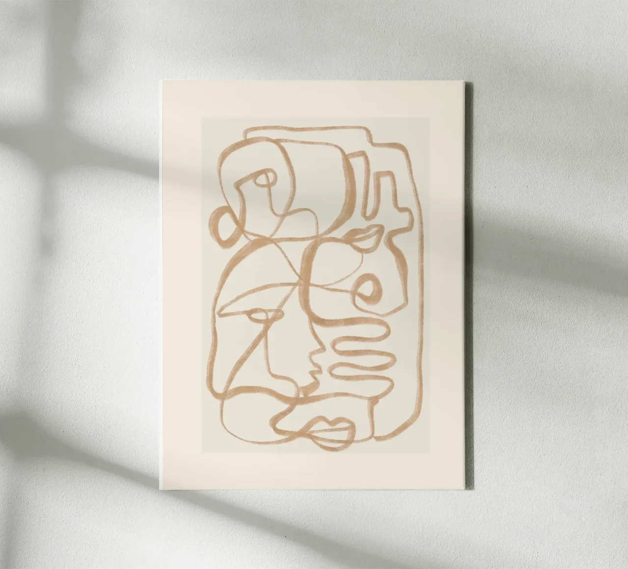 Linea astratta 207 tela con Cornice a cassetta da ThingDesign