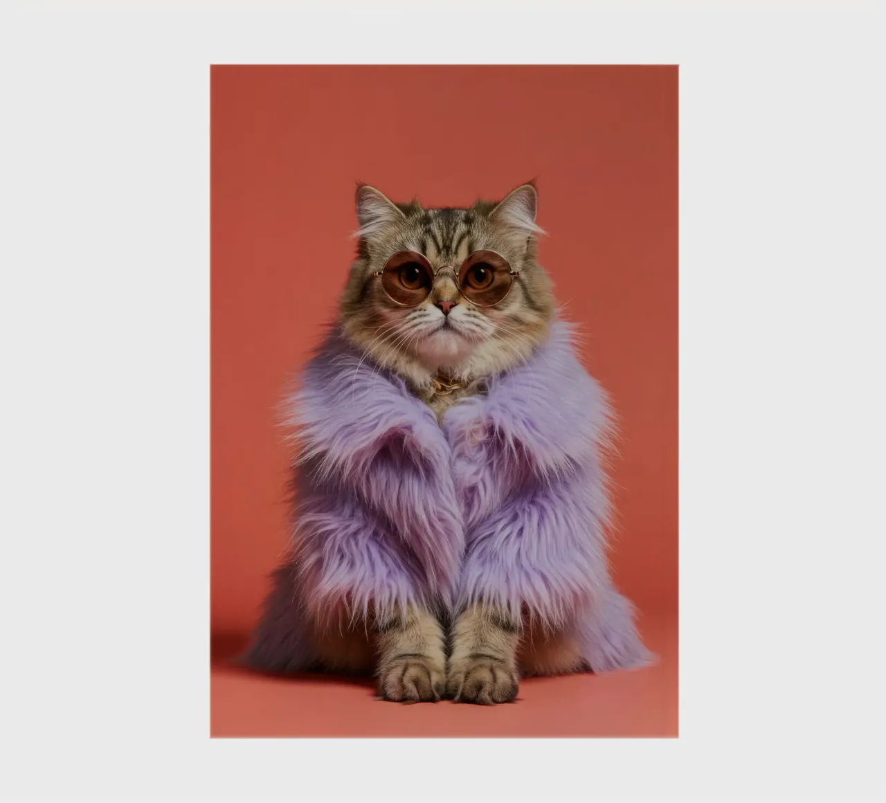 Perzische Kat mode notitieboek van Pawtrait Studio