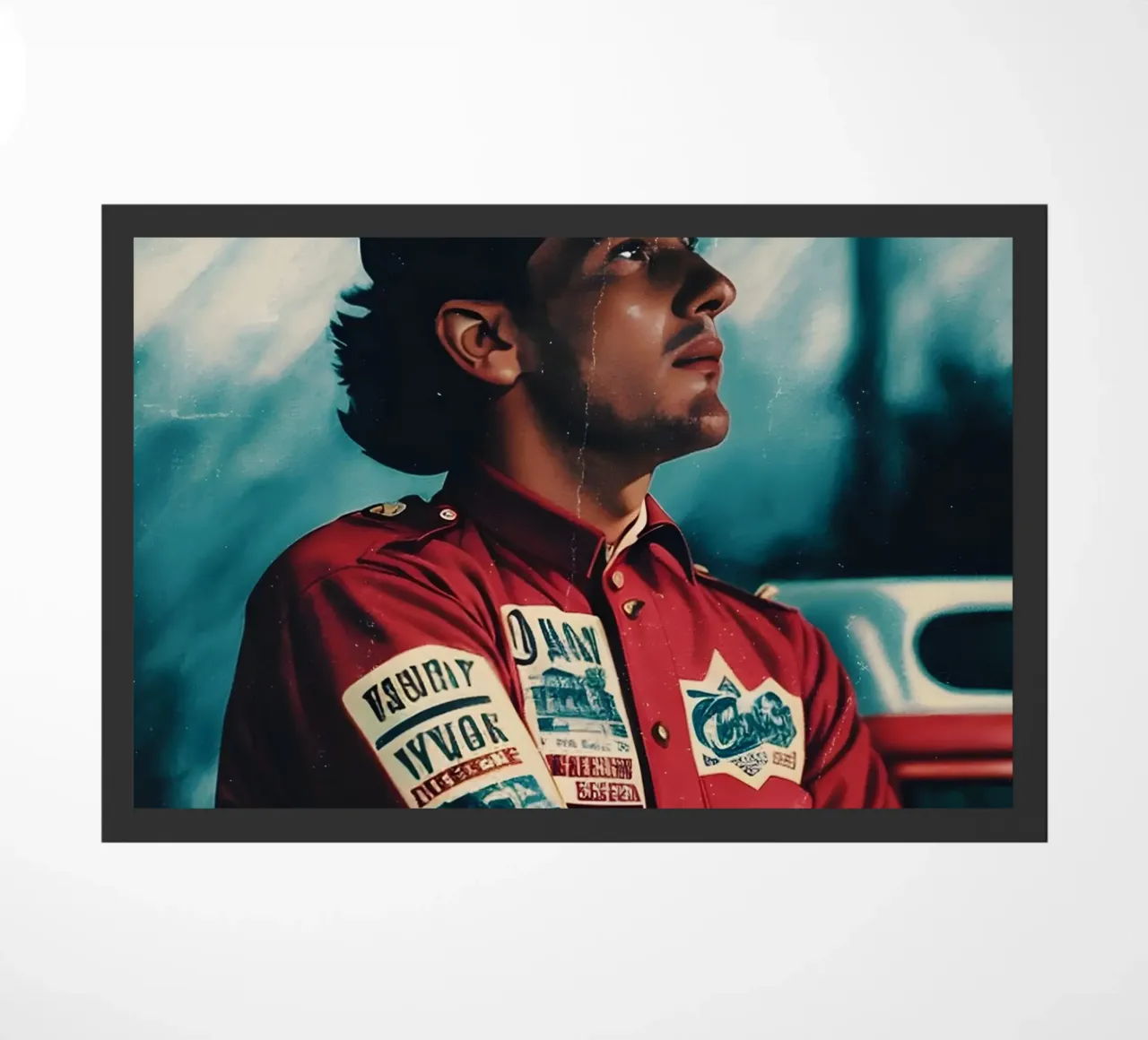 Ayrton Senna zerbino da Low poly art