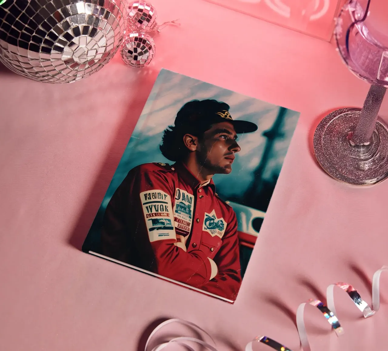 Ayrton Senna notebook by Low poly art