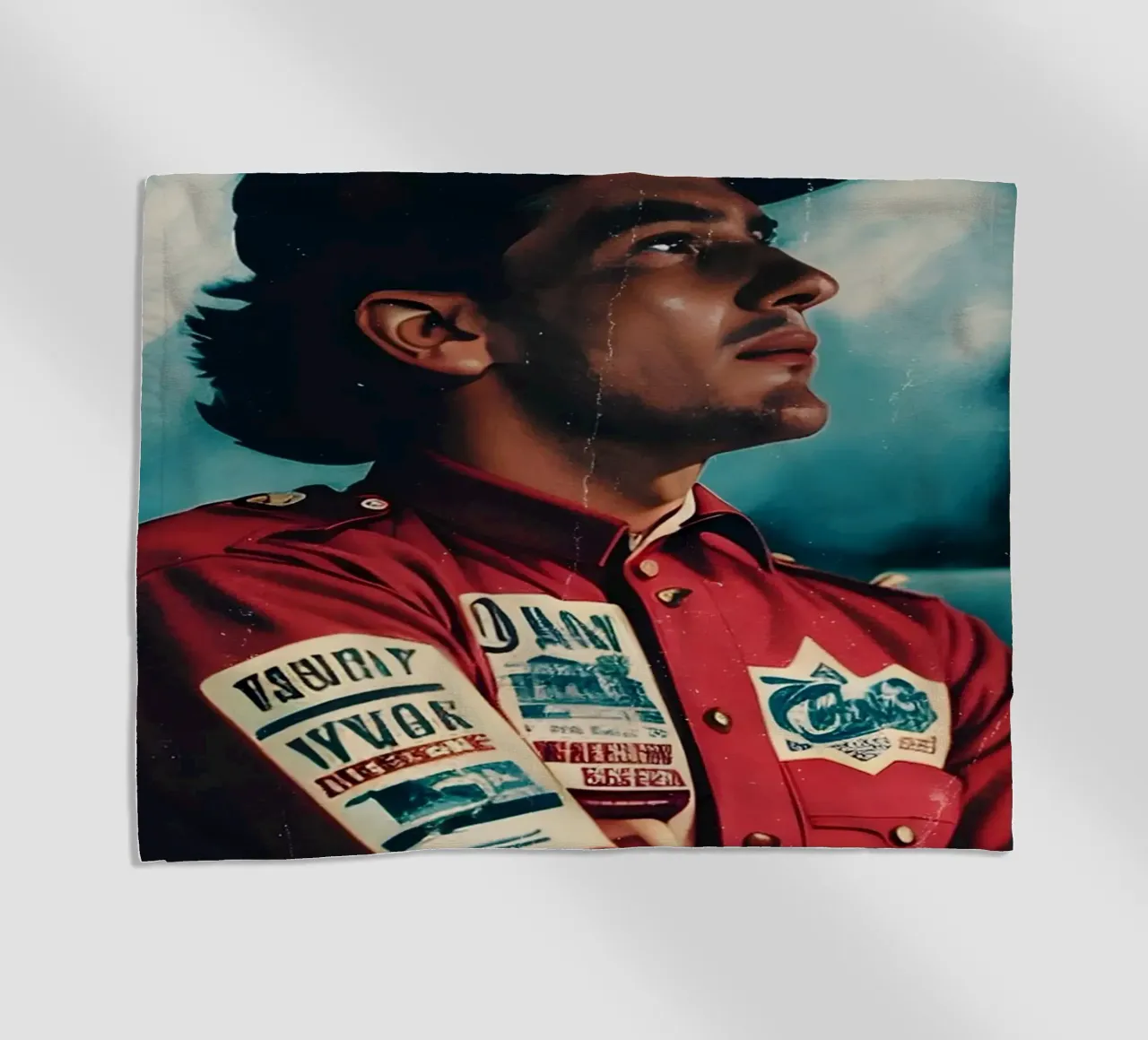 Ayrton Senna telo mare da Low poly art