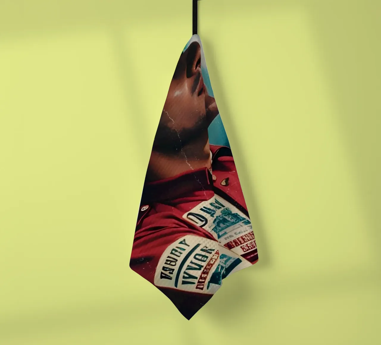 Ayrton Senna canovaccio da cucina da Low poly art