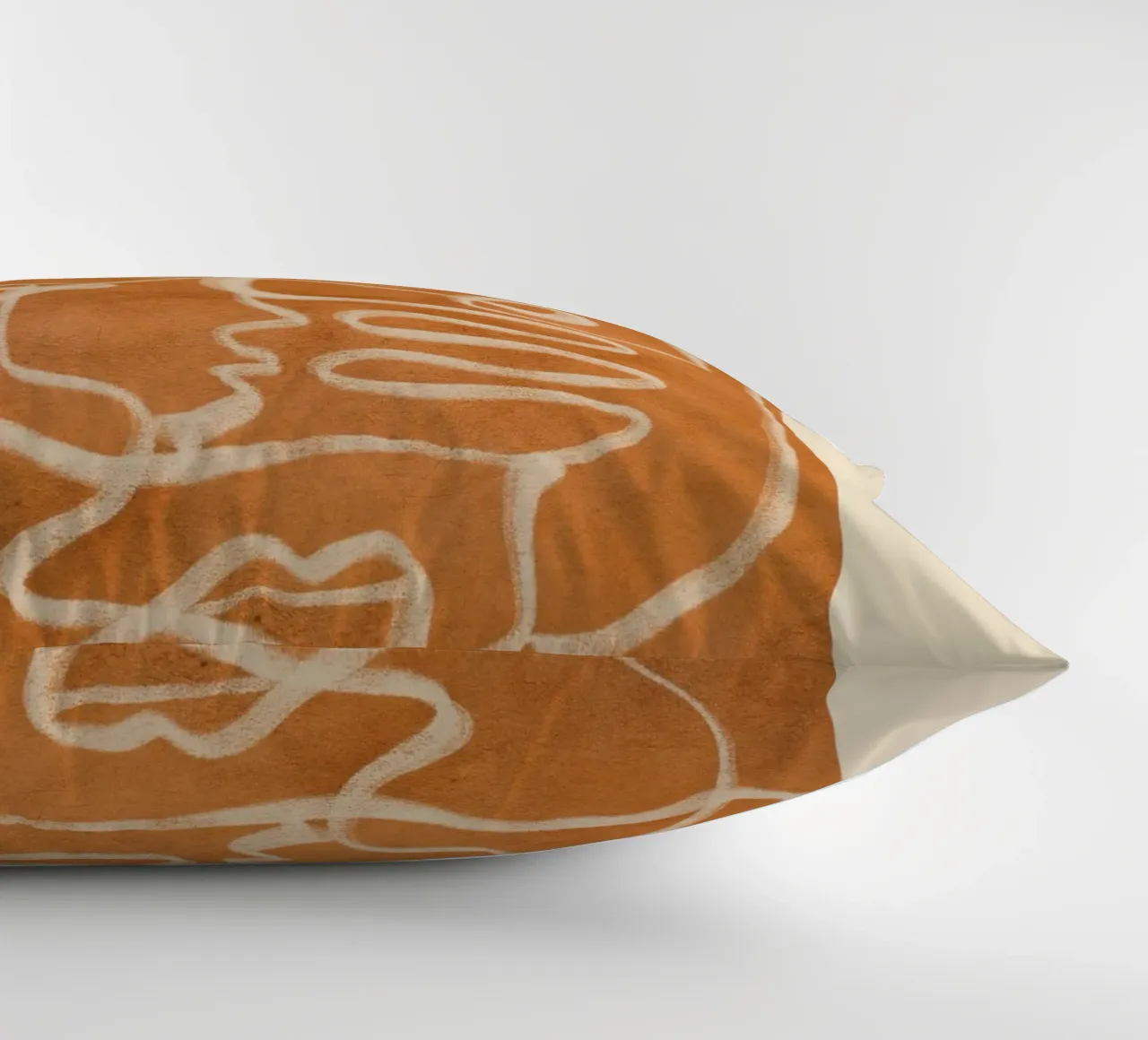 Abstract line art 205 decorative cushion by ThingDesign