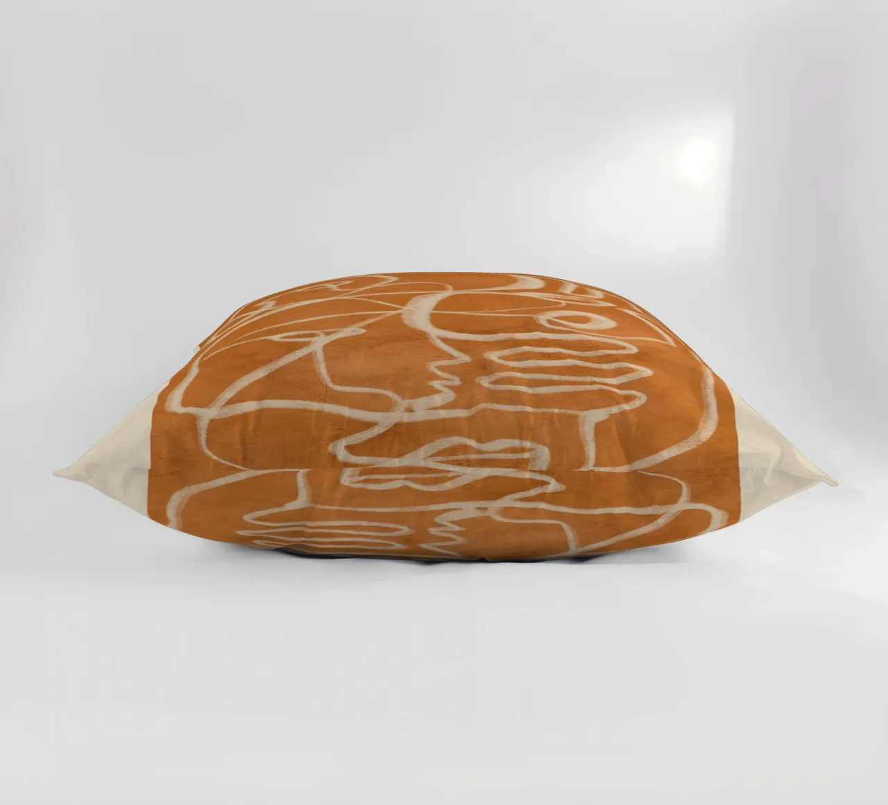 Abstract line art 205 decorative cushion by ThingDesign
