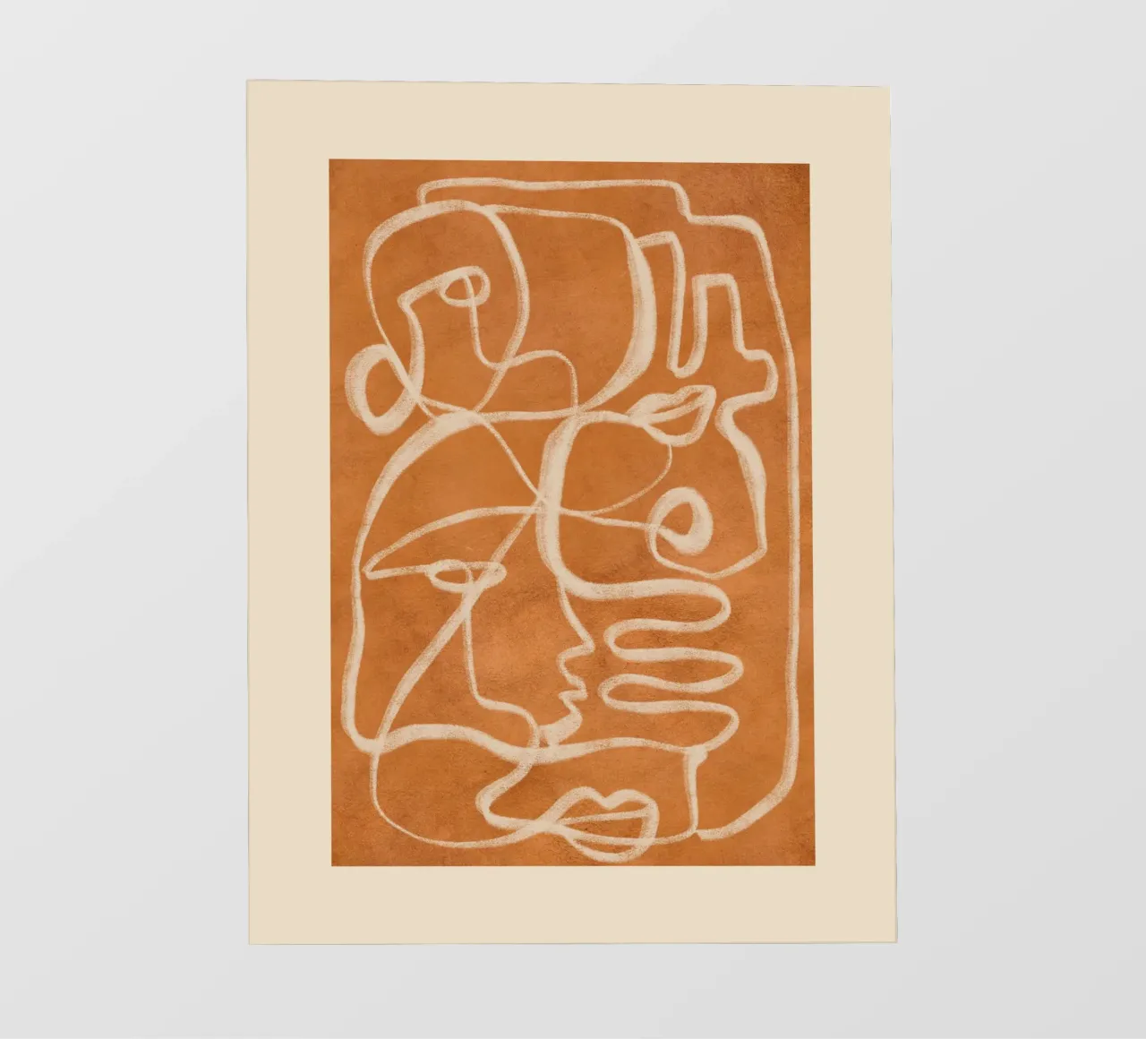 Abstrakte Linienkunst 205 Backlit Folie von ThingDesign