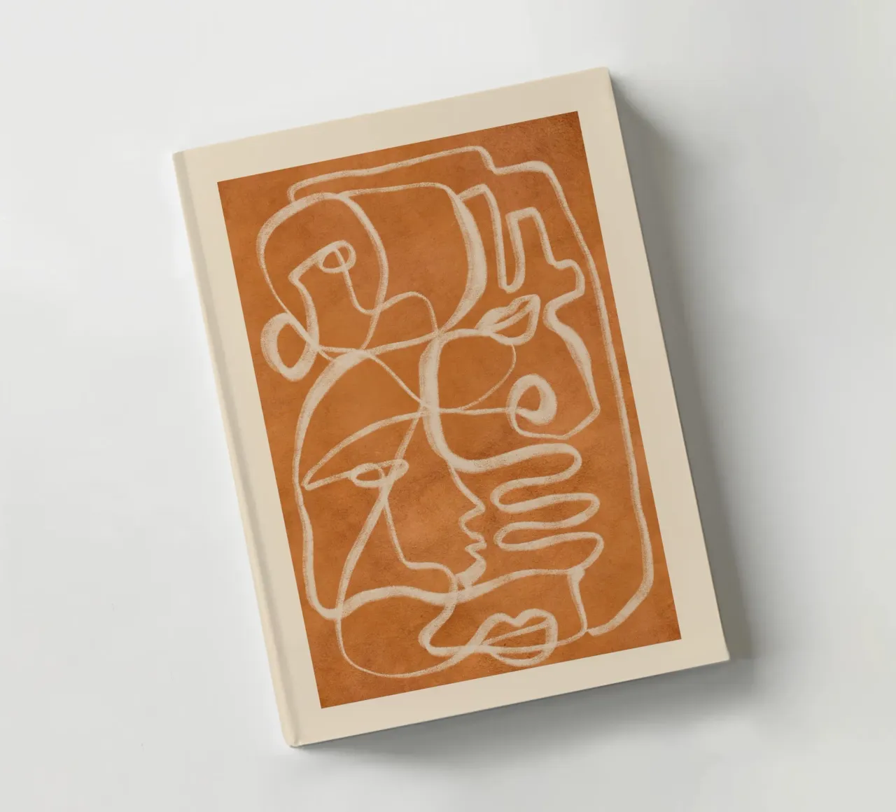 Abstract line art 205 notebook by ThingDesign
