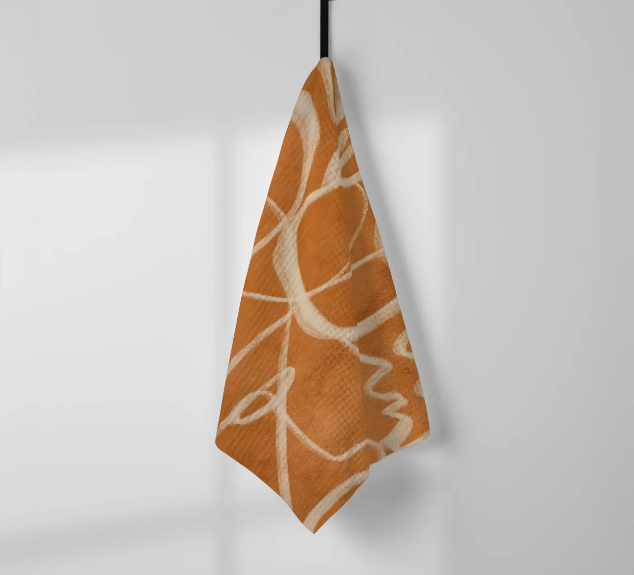 Abstract line art 205 tea towel by ThingDesign