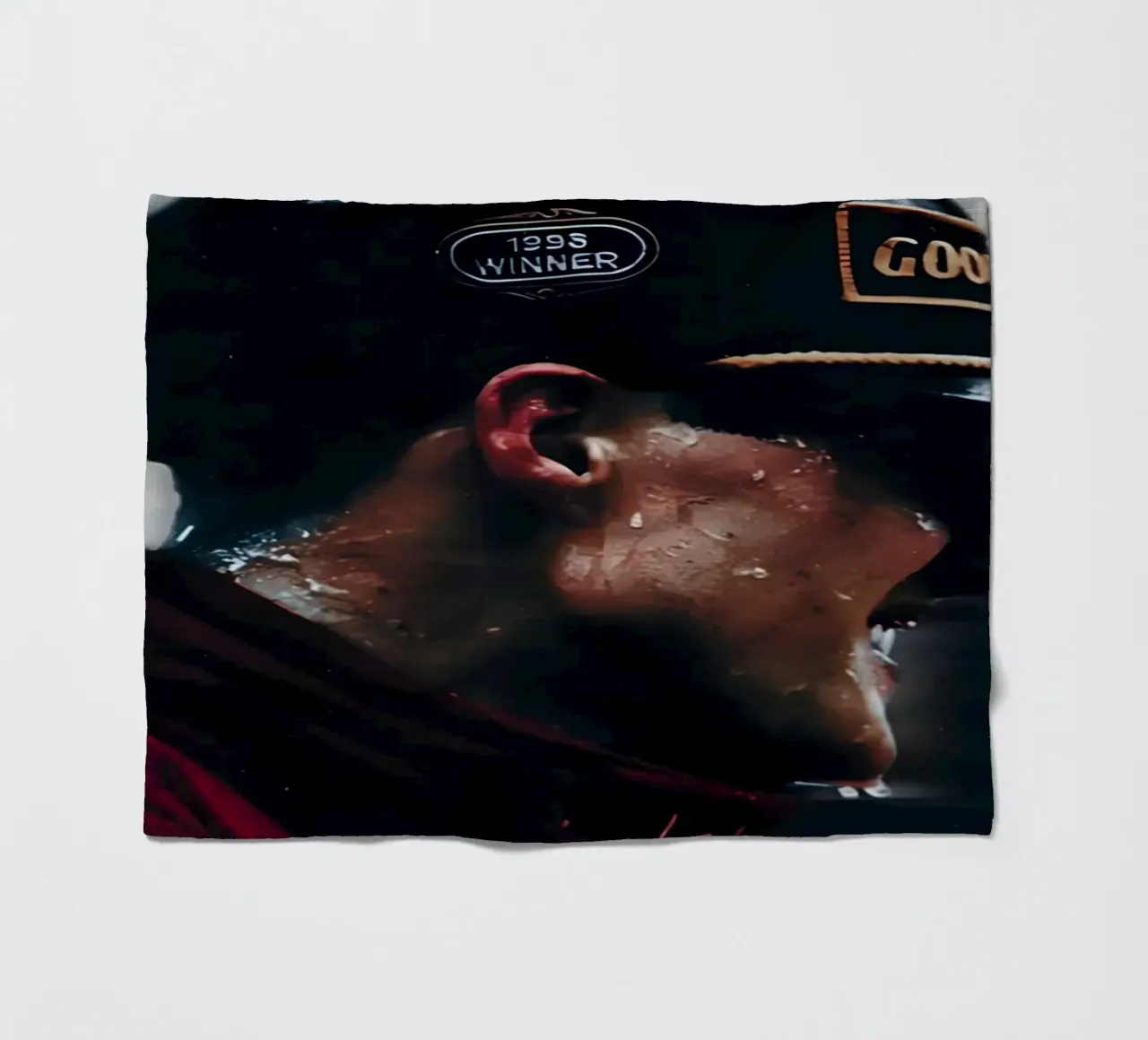 Michael Schumacher coperta in pile da Low poly art