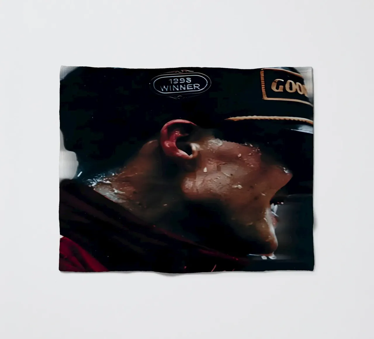 Michael Schumacher coperta in pile da Low poly art
