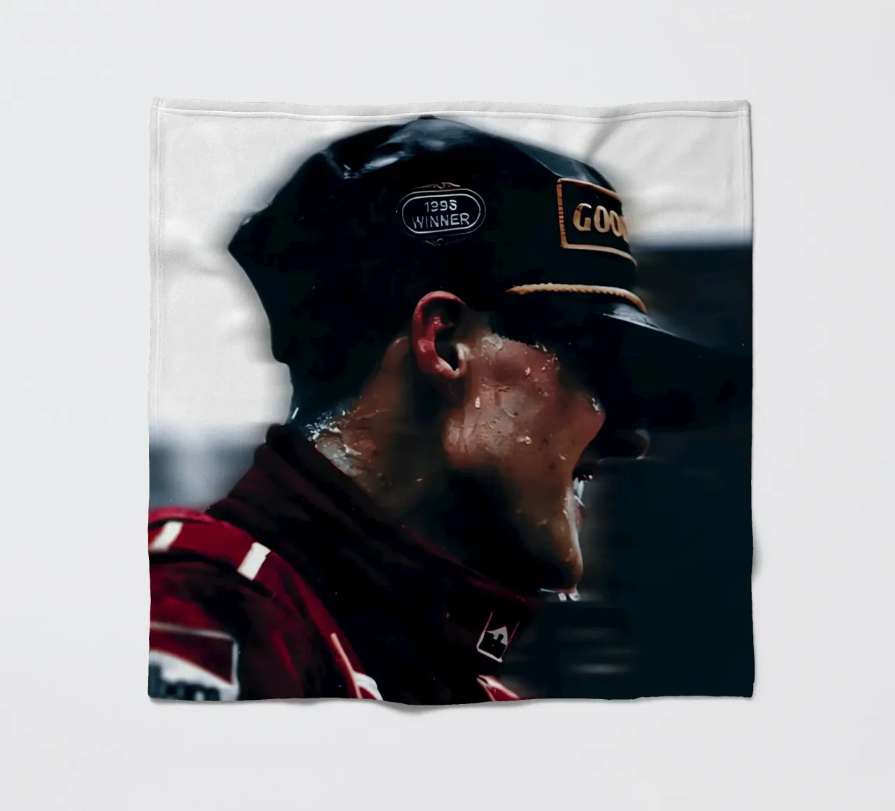 Michael Schumacher coperta in pile da Low poly art