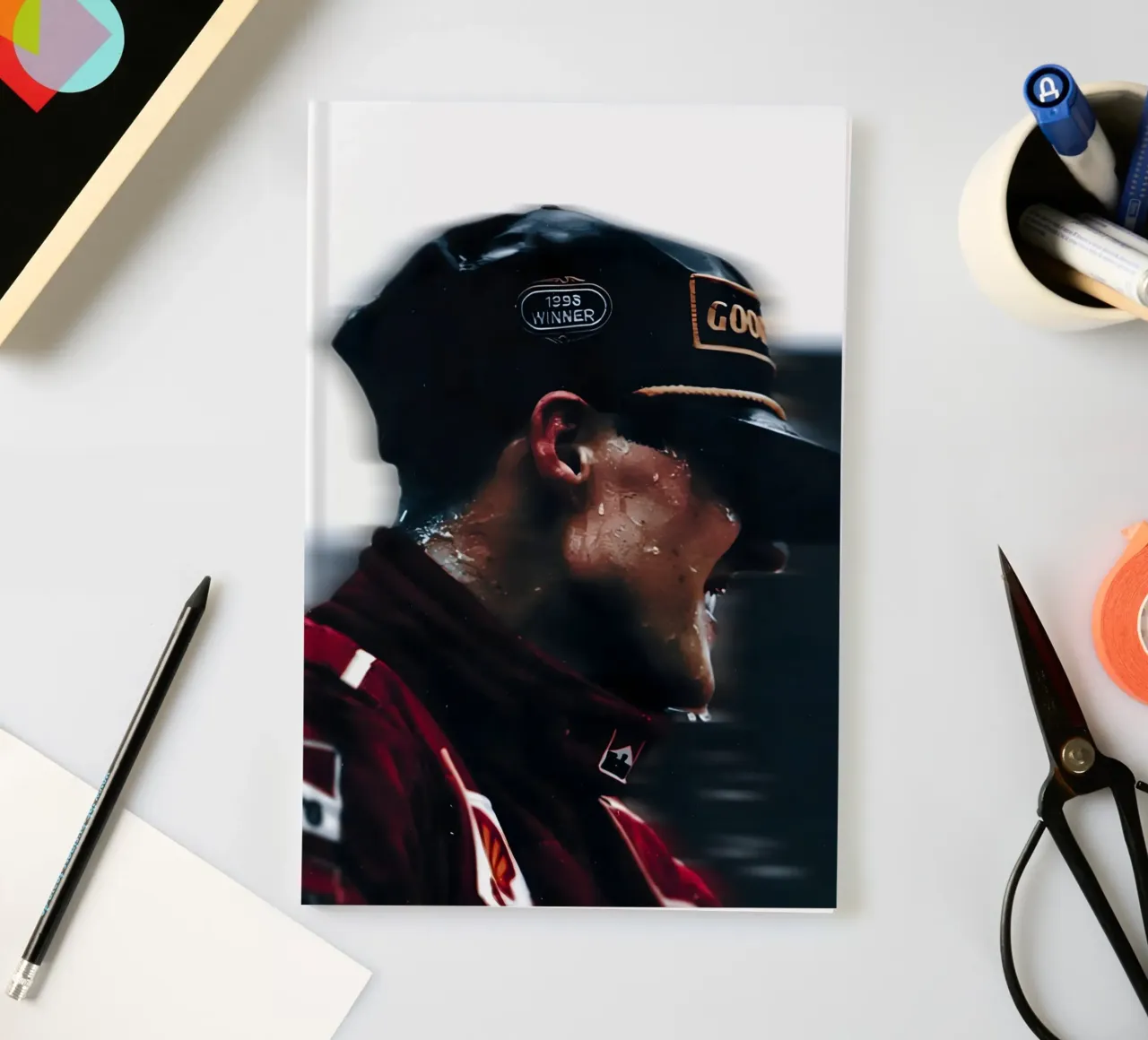Michael Schumacher notebook by Low poly art