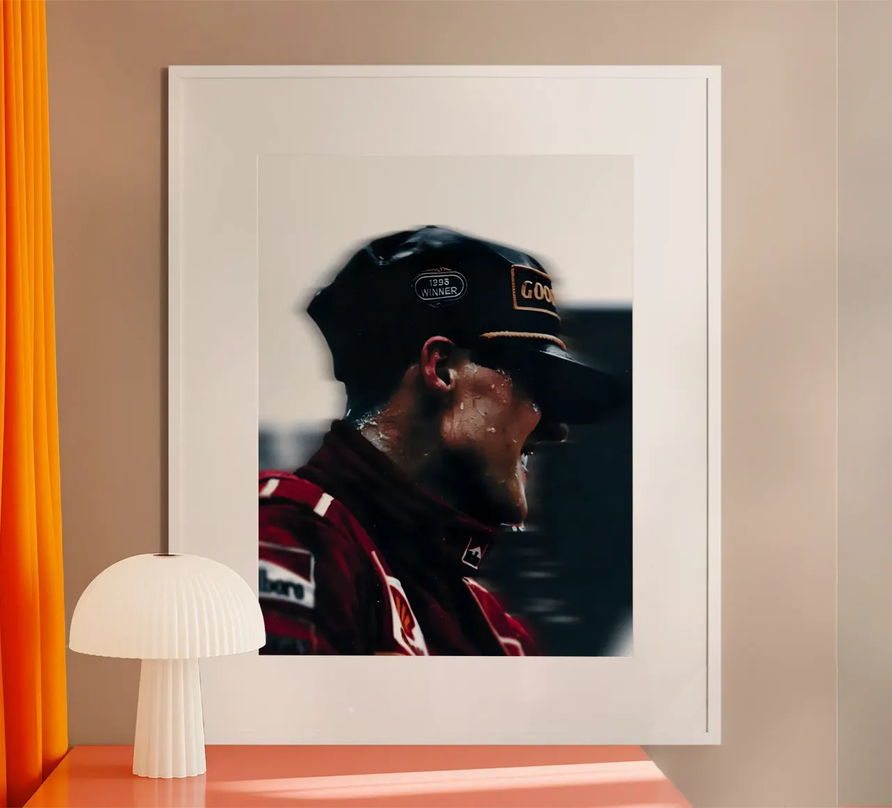 Michael Schumacher carta hahnemühle da Low poly art