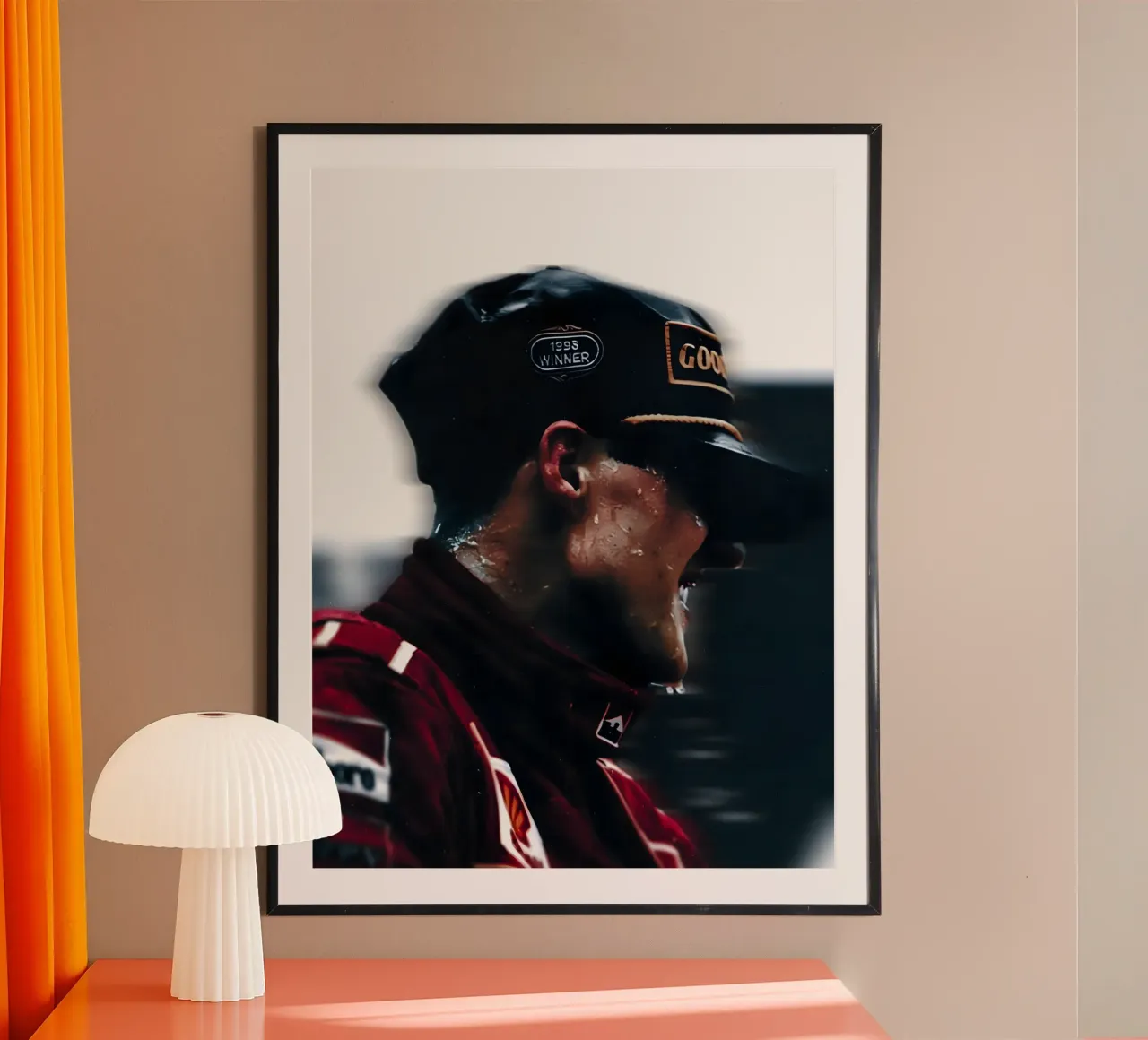 Michael Schumacher carta hahnemühle da Low poly art