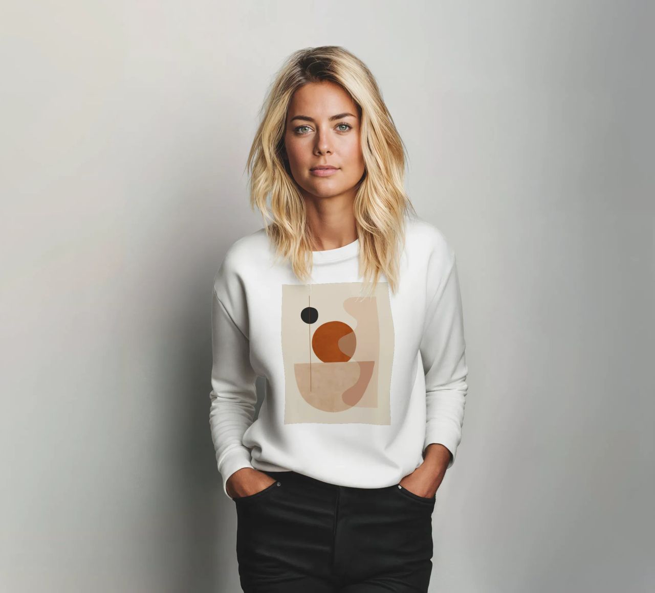 Forme astratte minimali 79 felpa da ThingDesign