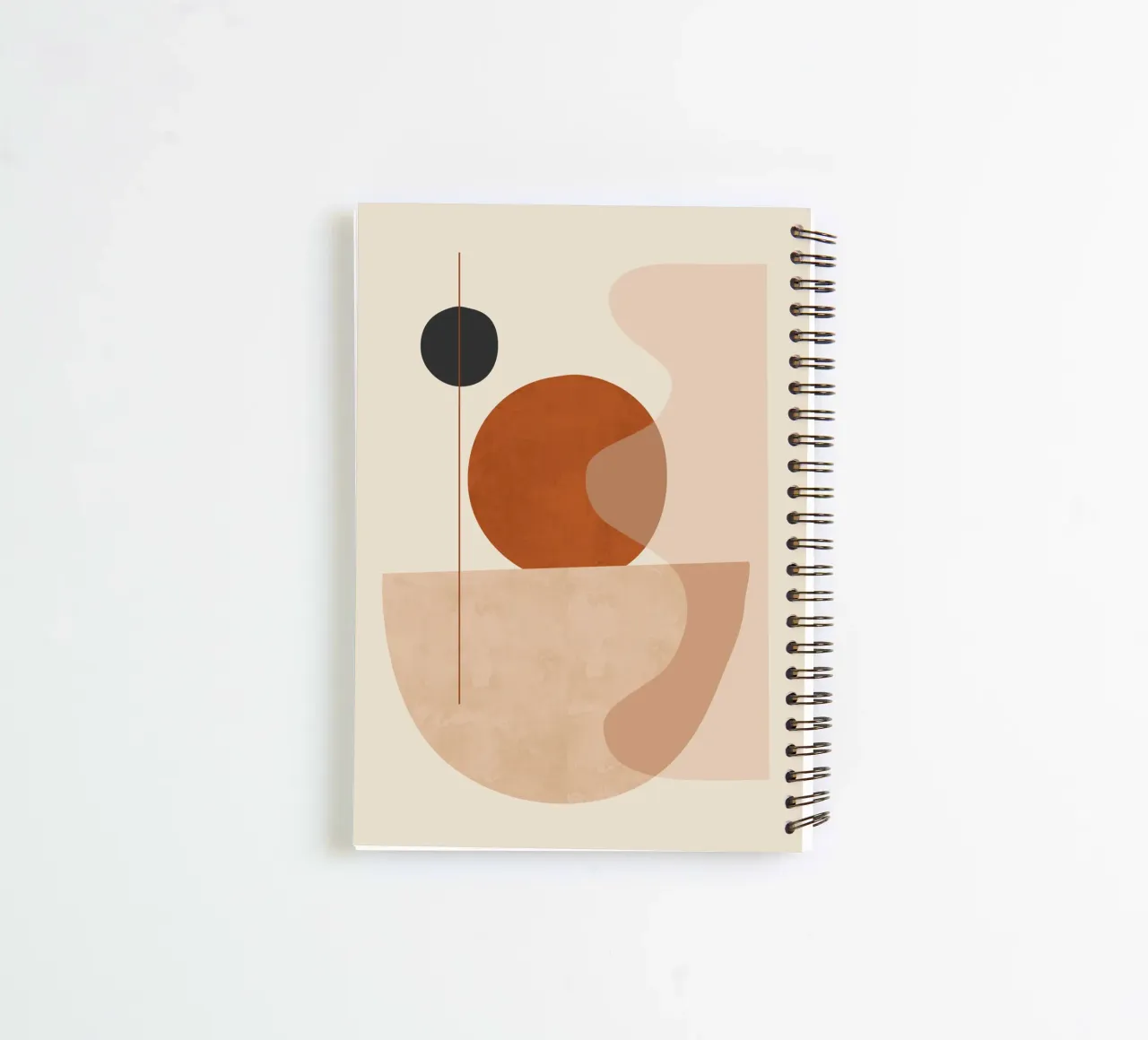 Abstract Minimal Shapes 79 spiral notebook by ThingDesign