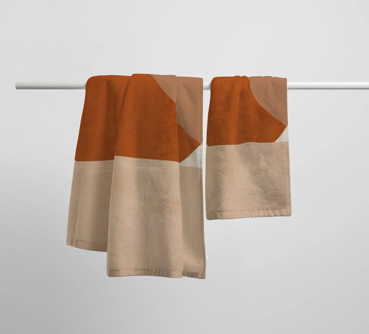 Abstract Minimal Shapes 79 towel by ThingDesign