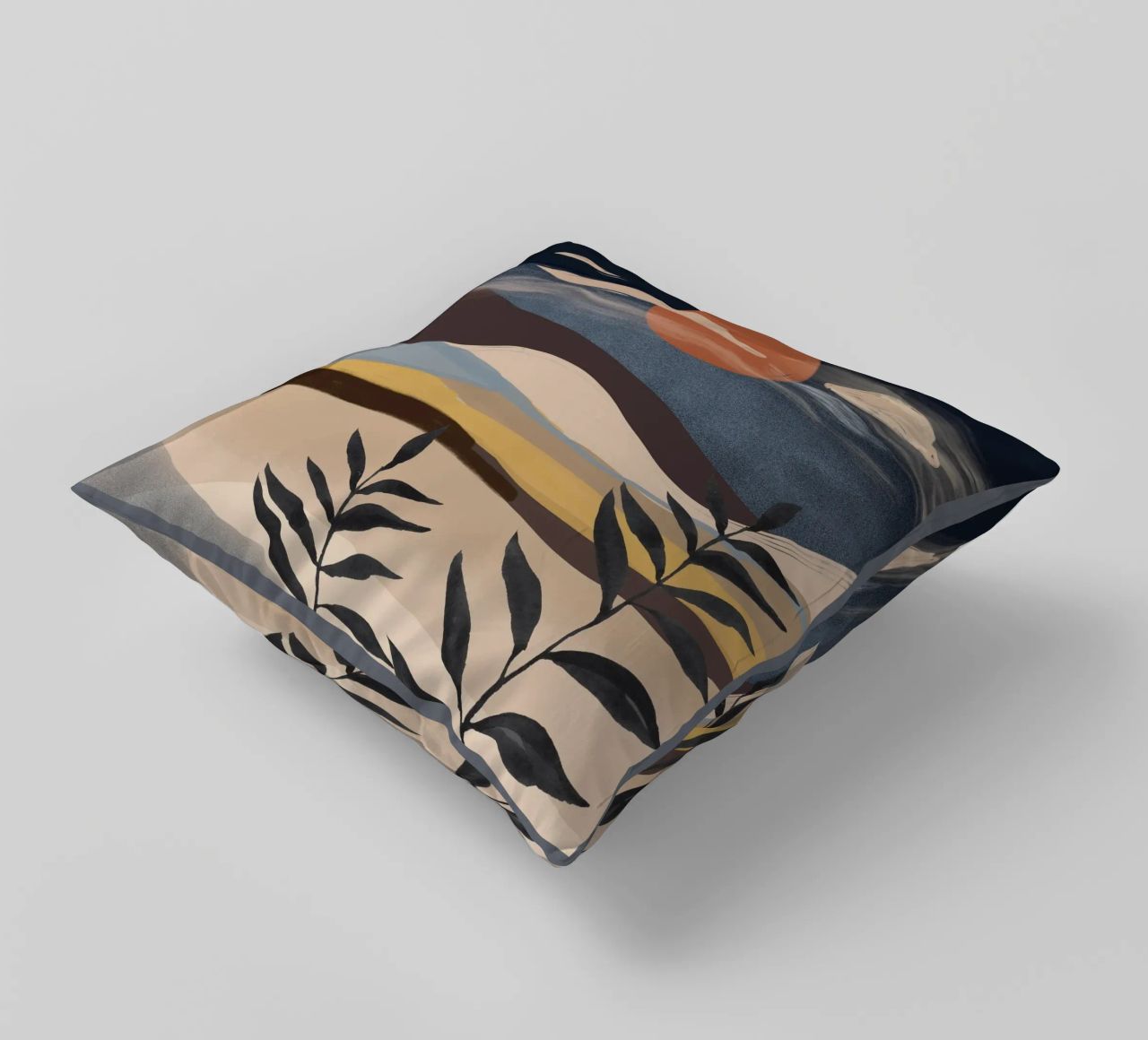 Paesaggio astratto cuscino da ThingDesign