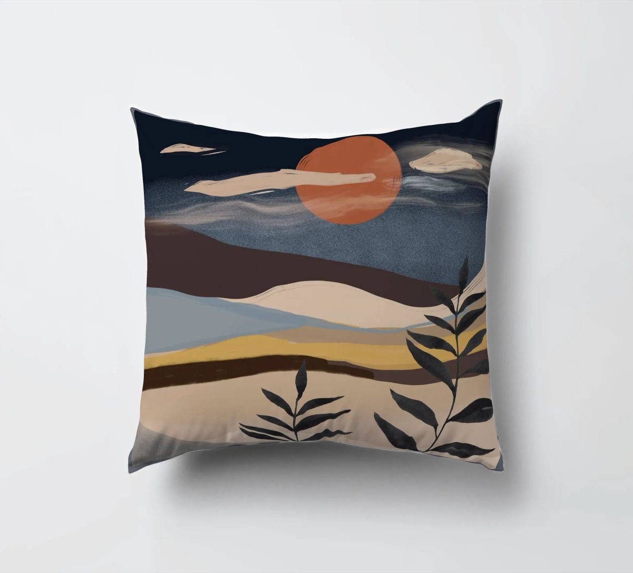 Paesaggio astratto cuscino da ThingDesign