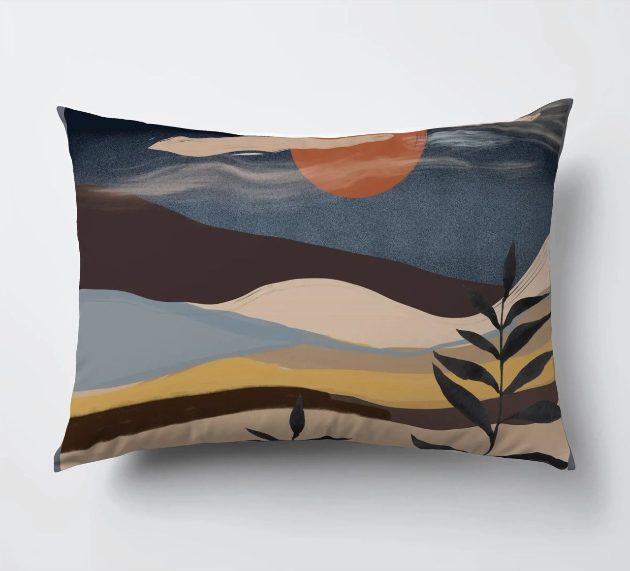 Paesaggio astratto cuscino da ThingDesign