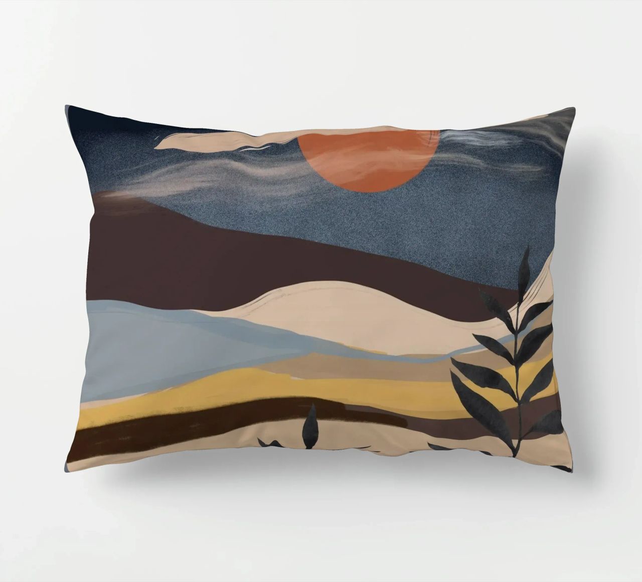 Paesaggio astratto cuscino da ThingDesign
