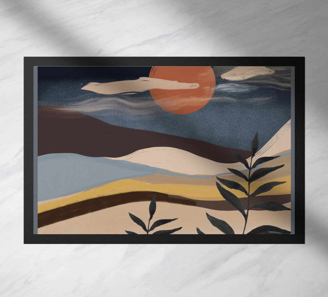 Paesaggio astratto zerbino da ThingDesign