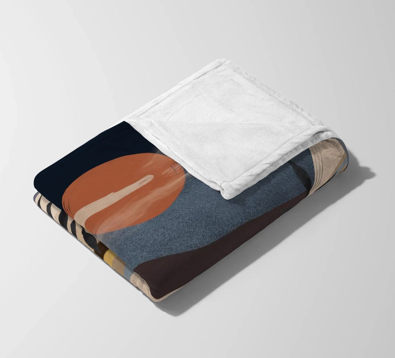 Paesaggio astratto coperta in pile da ThingDesign