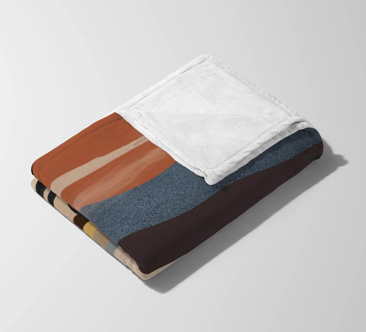 Paesaggio astratto coperta in pile da ThingDesign