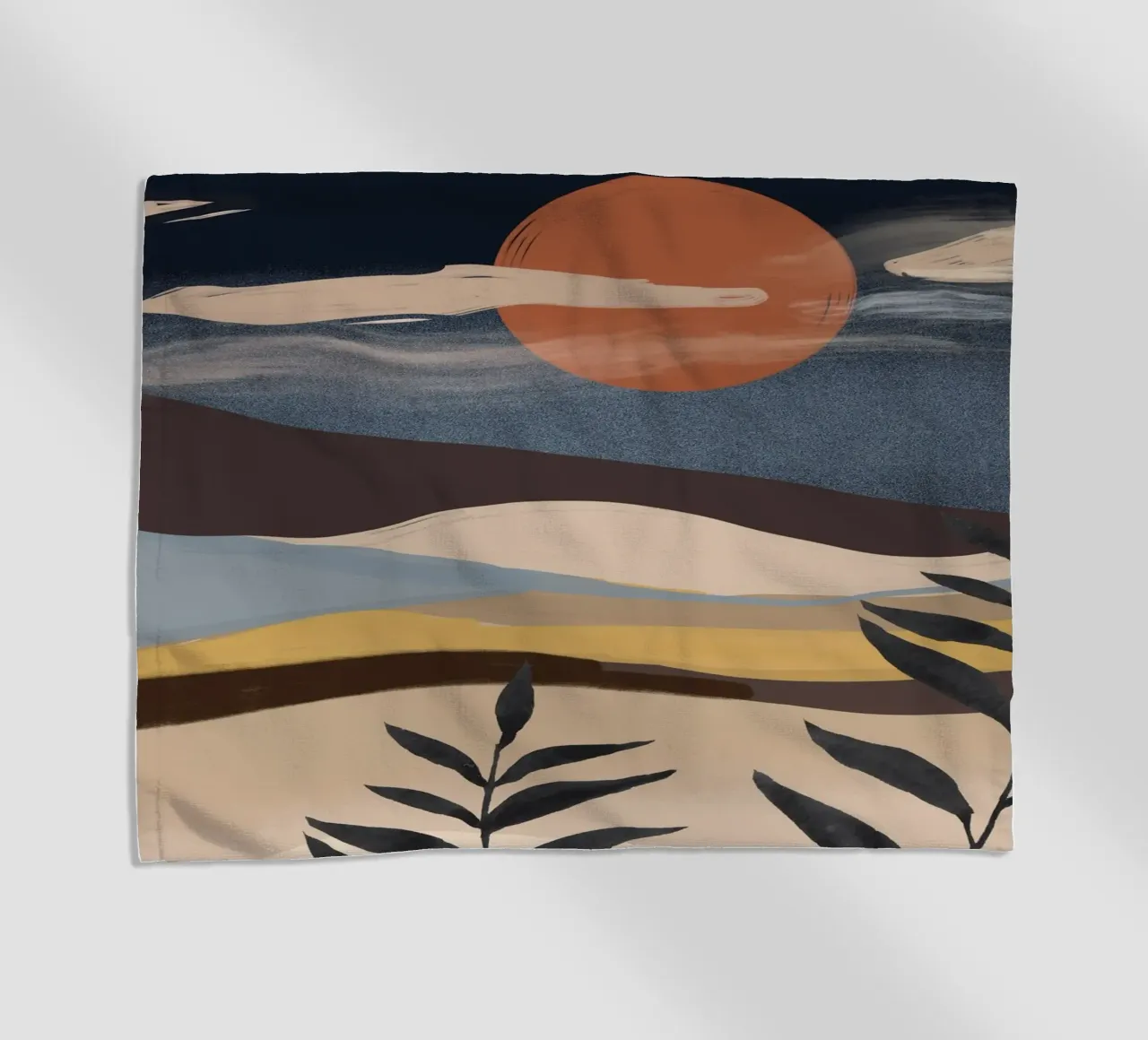 Paesaggio astratto telo mare da ThingDesign