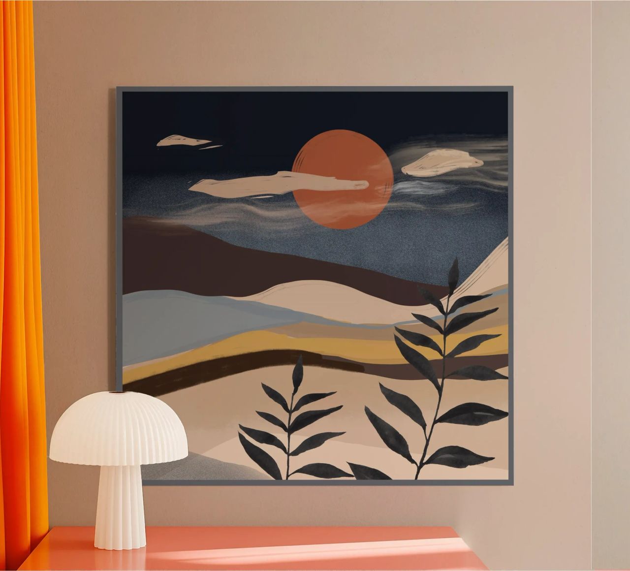 Paesaggio astratto plexiglass da ThingDesign