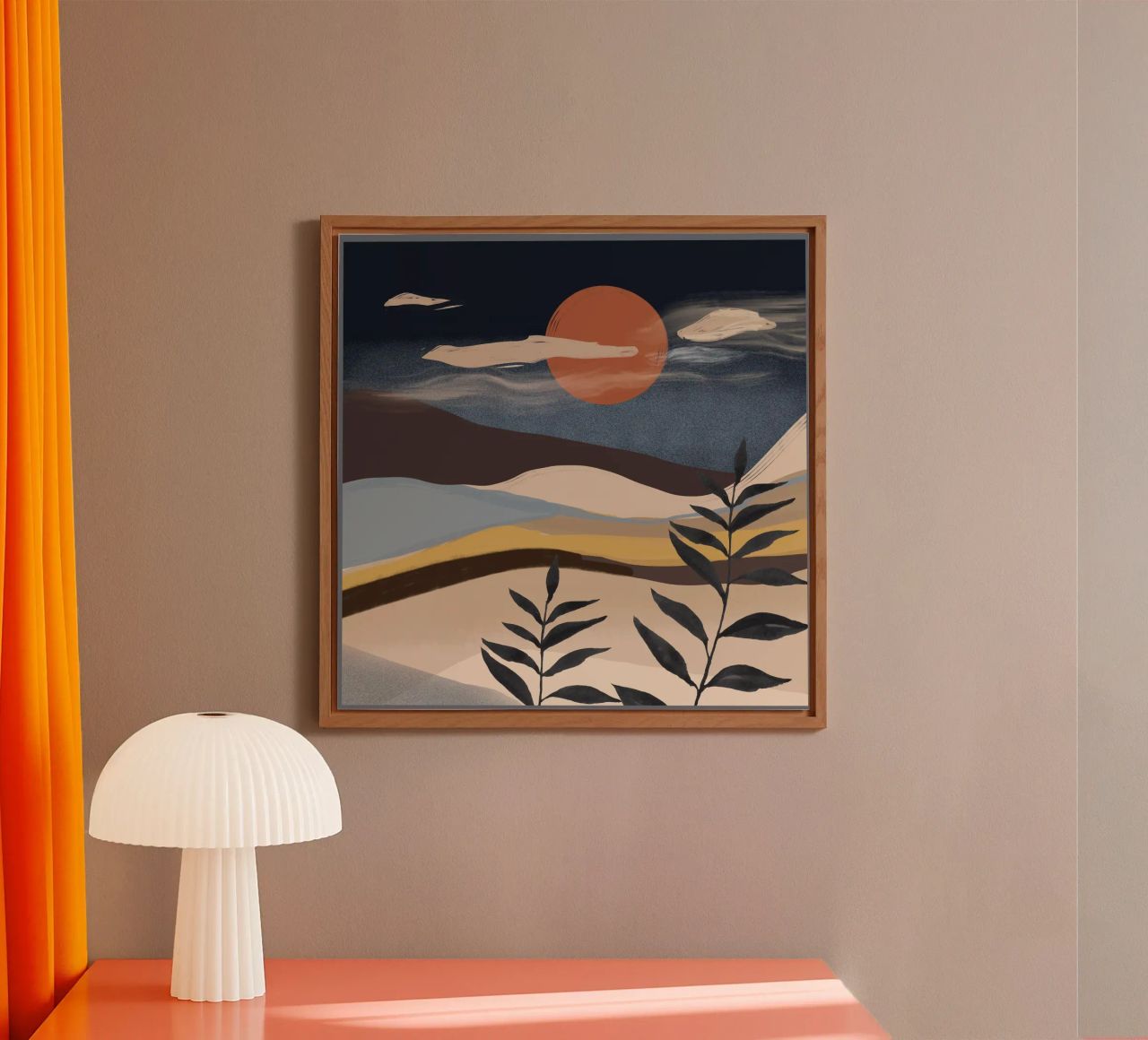 Paesaggio astratto alluminio dibond da ThingDesign