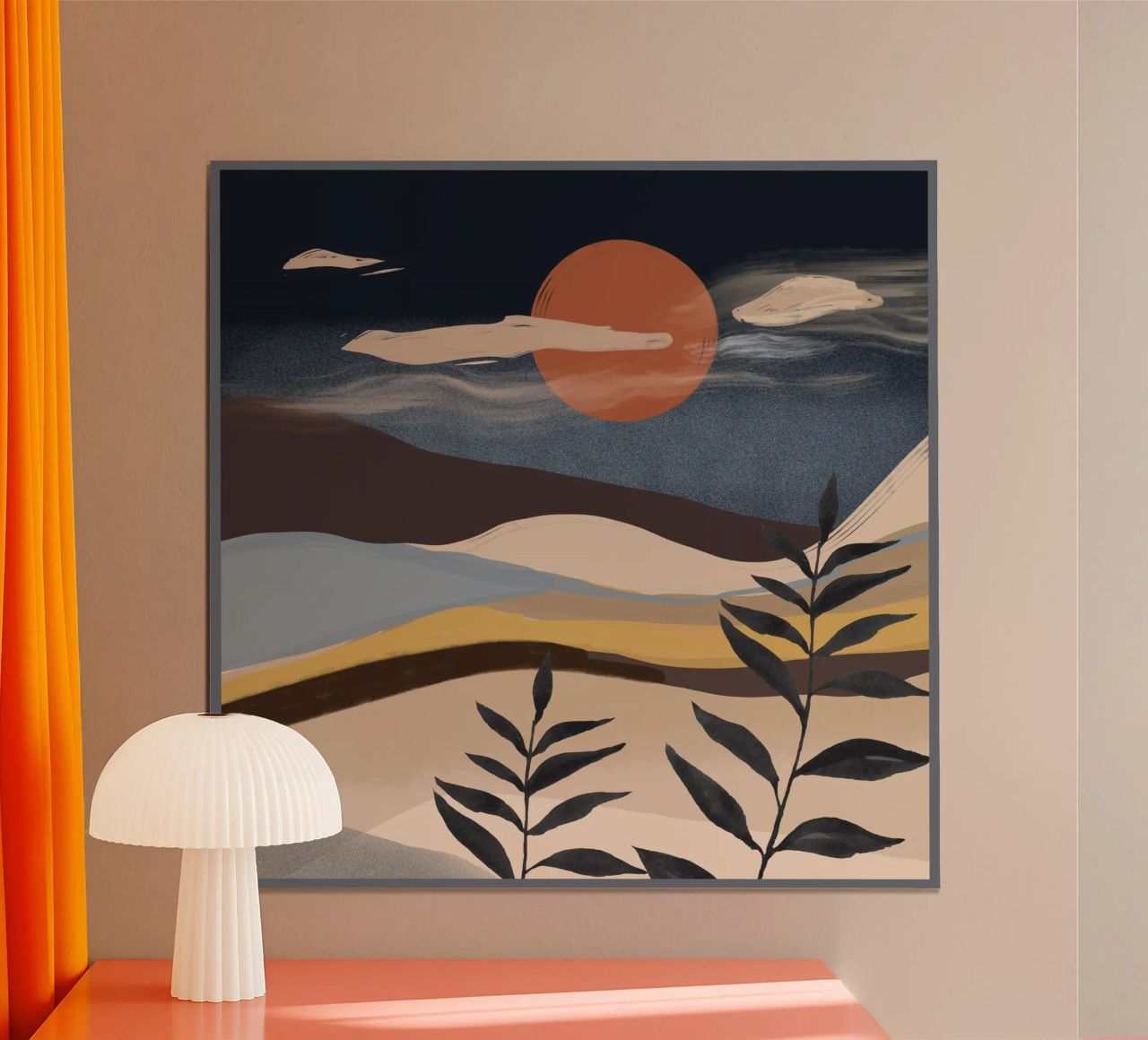 Paesaggio astratto carta hahnemühle da ThingDesign